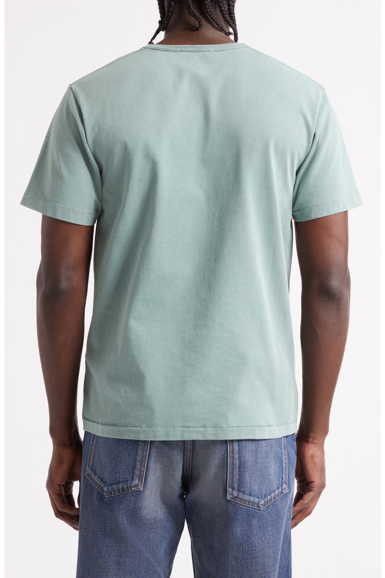 Ribbon Anchor Embroidered Logo T-Shirt, Alternate, color, WASHED TEAL