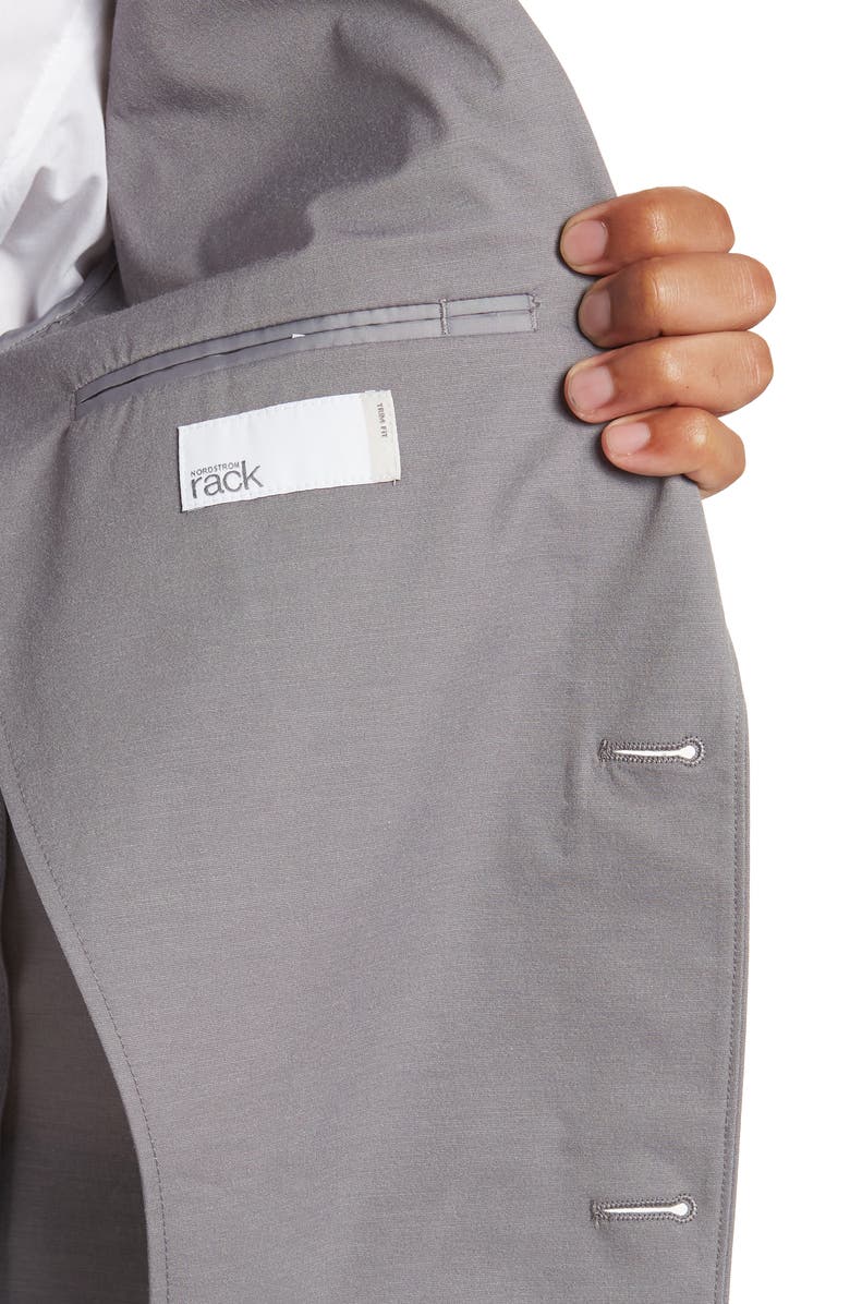 NORDSTROM RACK Two Button Notch Lapel Trim Fit Suit, Alternate, color, 