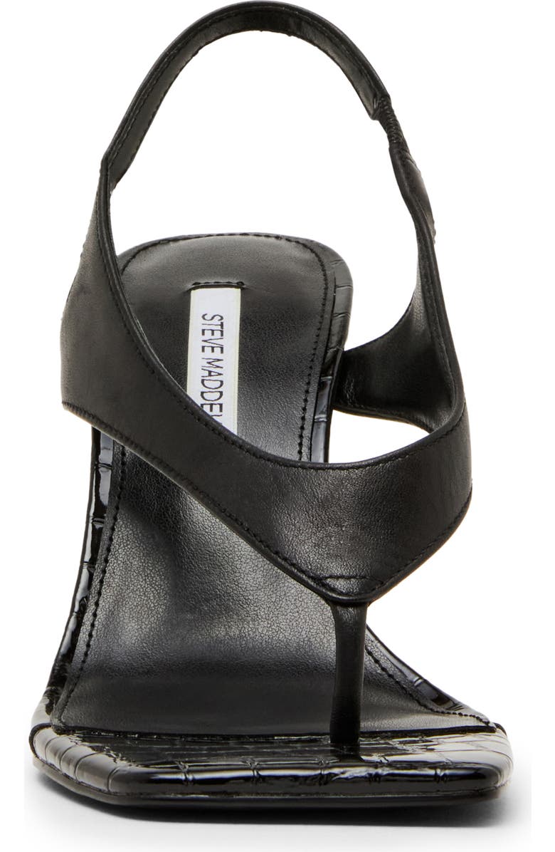 Steve Madden Improv Slingback Sandal, Alternate, color, Black Leather