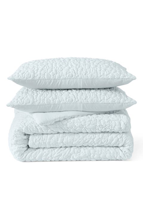 Floral Bubble Comforter & Sham Set