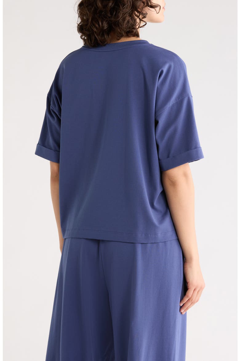 Boxy Crewneck T-Shirt, Alternate, color, BLUE VIOLET