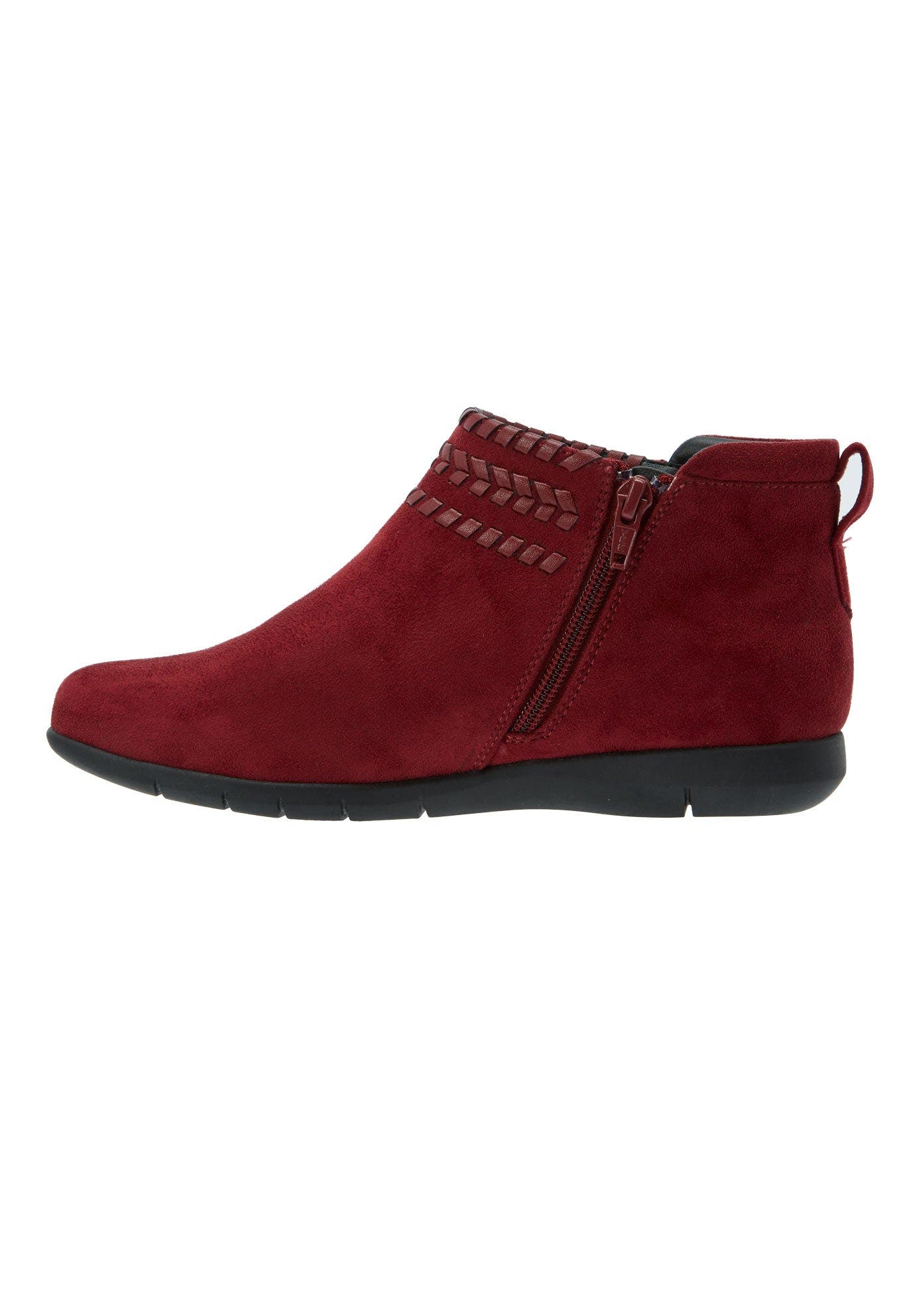 The Farren Bootie, Alternate, color, RICH BURGUNDY