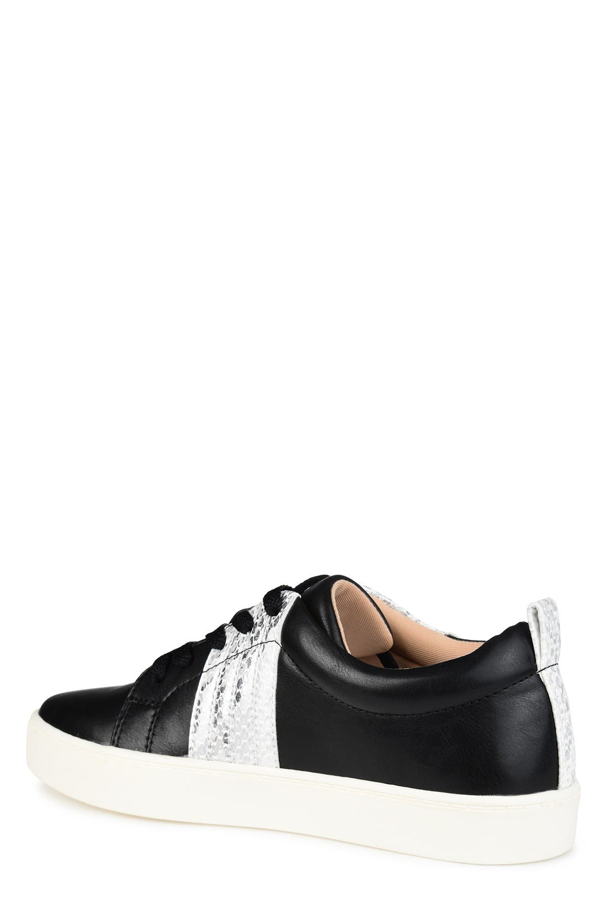 Journee Collection Raaye Sneaker, Alternate, color, Black