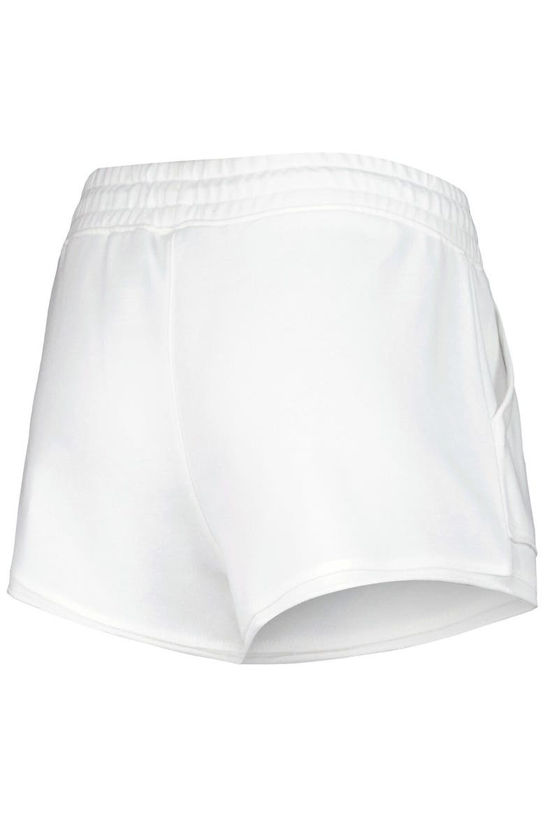 Women's Concepts Sport  White Golden State Warriors Sunray Shorts, Alternate, color, White
