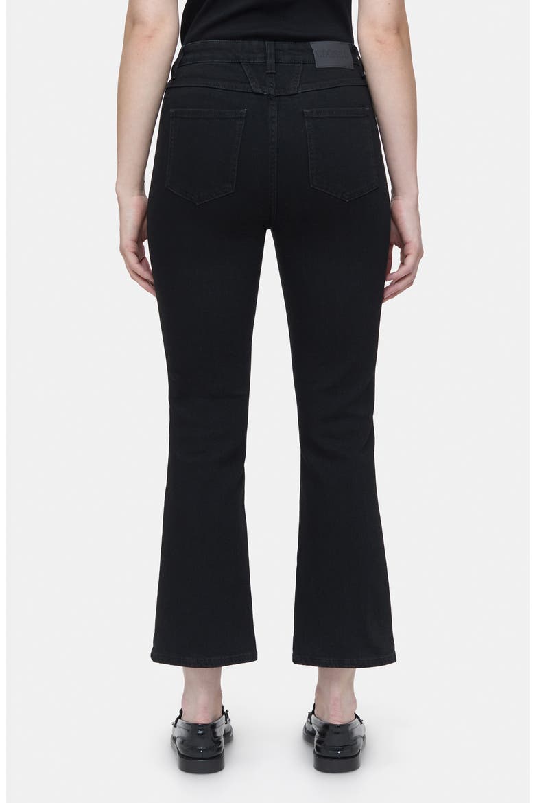 Hi-Sun Crop Flare Leg Jeans, Alternate, color, DARK GREY