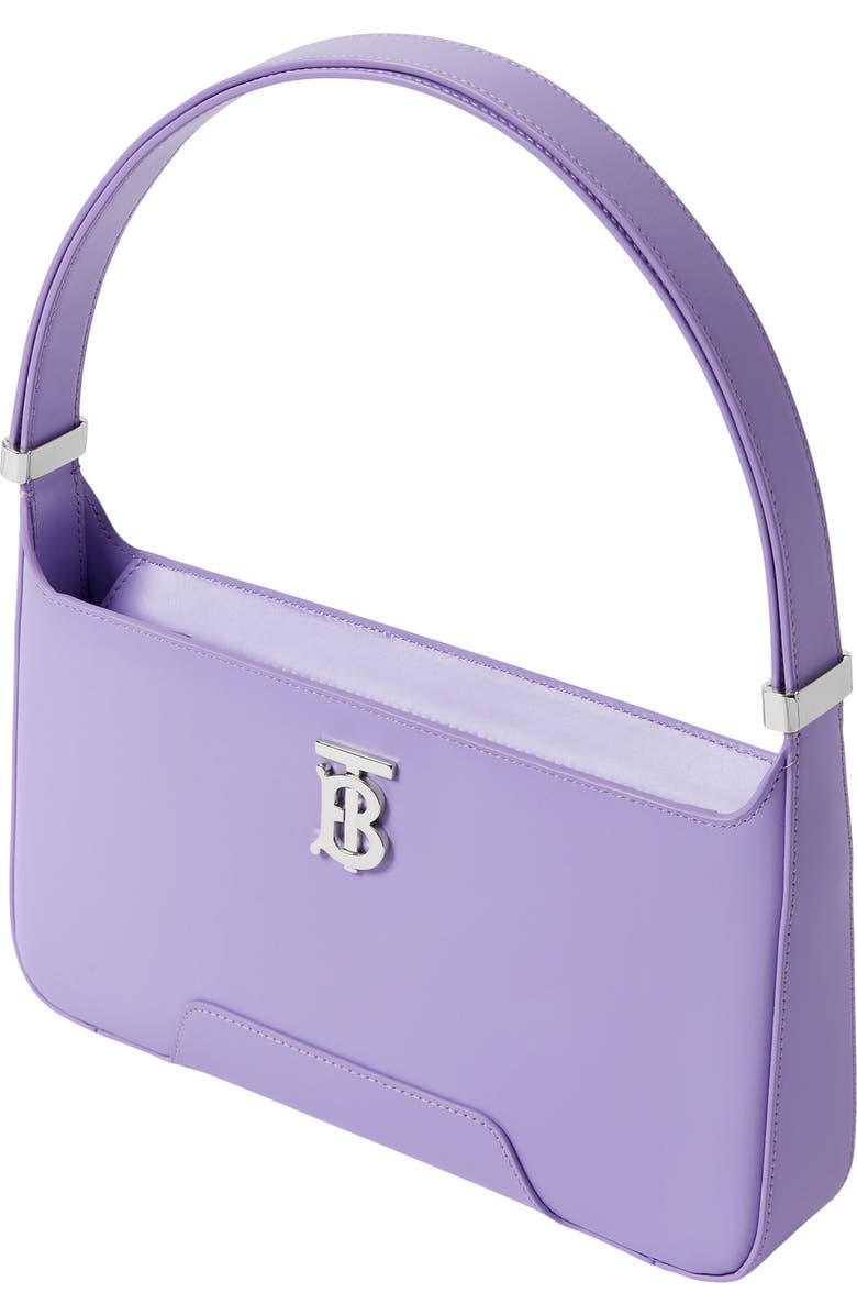 Burberry Medium TB Monogram Leather Shoulder Bag, Alternate, color,