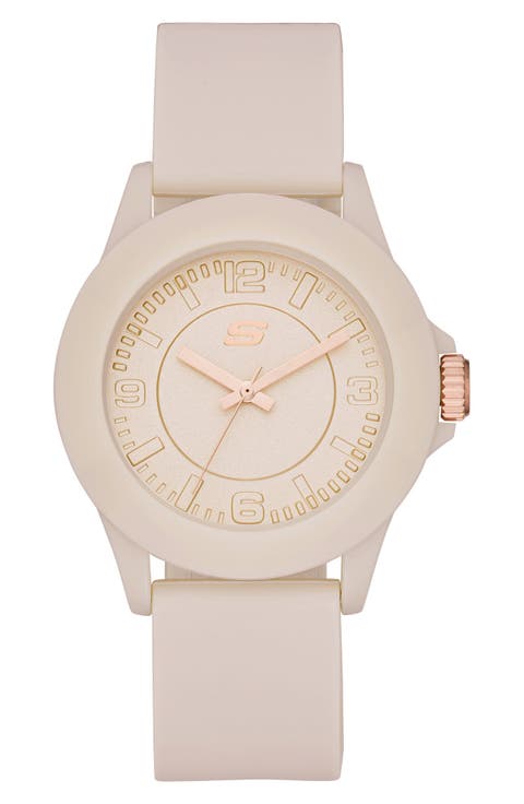 Rosencrans Quartz Silicone Strap Watch, 40mm