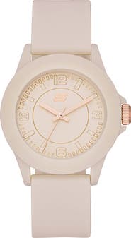 SKECHERS Rosencrans Quartz Silicone Strap Watch, 40mm