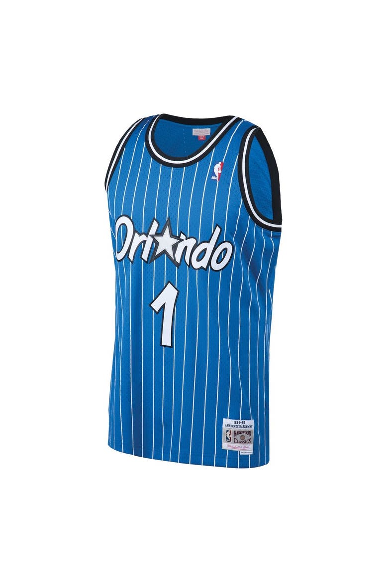 Men's Mitchell & Ness Penny Hardaway Blue Orlando Magic 1994-95 Hardwood Classics Swingman Jersey, Alternate, color, Blue