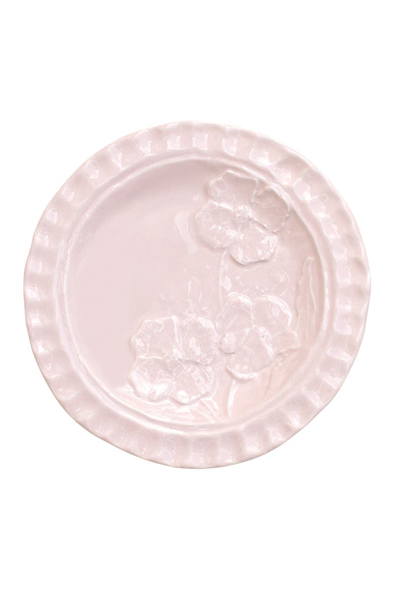 Pietra Fiori Canape Plate, Main, color, PINK