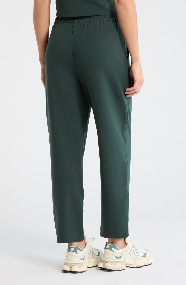 Zella Tempo Terry Ankle Pants, Alternate, color, Green Timber