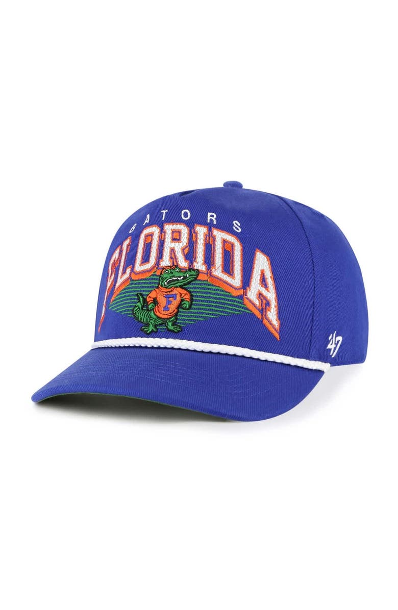 '47 Men's '47 Royal Florida Gators Pomona Rope Hitch Adjustable Hat, Main, color, 