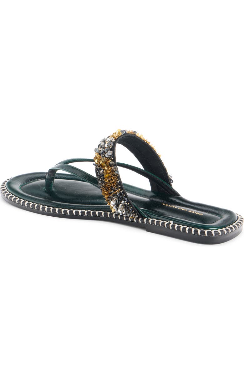 Dries Van Noten Sequin Slide Sandal, Alternate, color, Silver