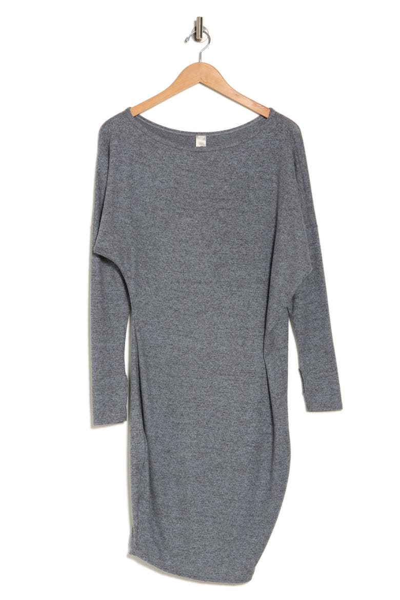 Long Sleeve Dress, Alternate, color, BLUISH TWO-TONE