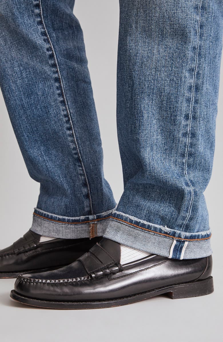 Madewell The 1991 Straight Leg Stretch Selvedge Jeans, Alternate, color, Barrington Wash