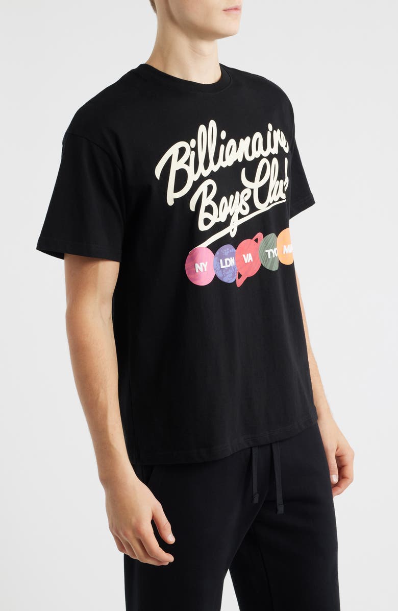 Billionaire Boys Club BB Align Cotton Graphic T-Shirt, Alternate, color, Black