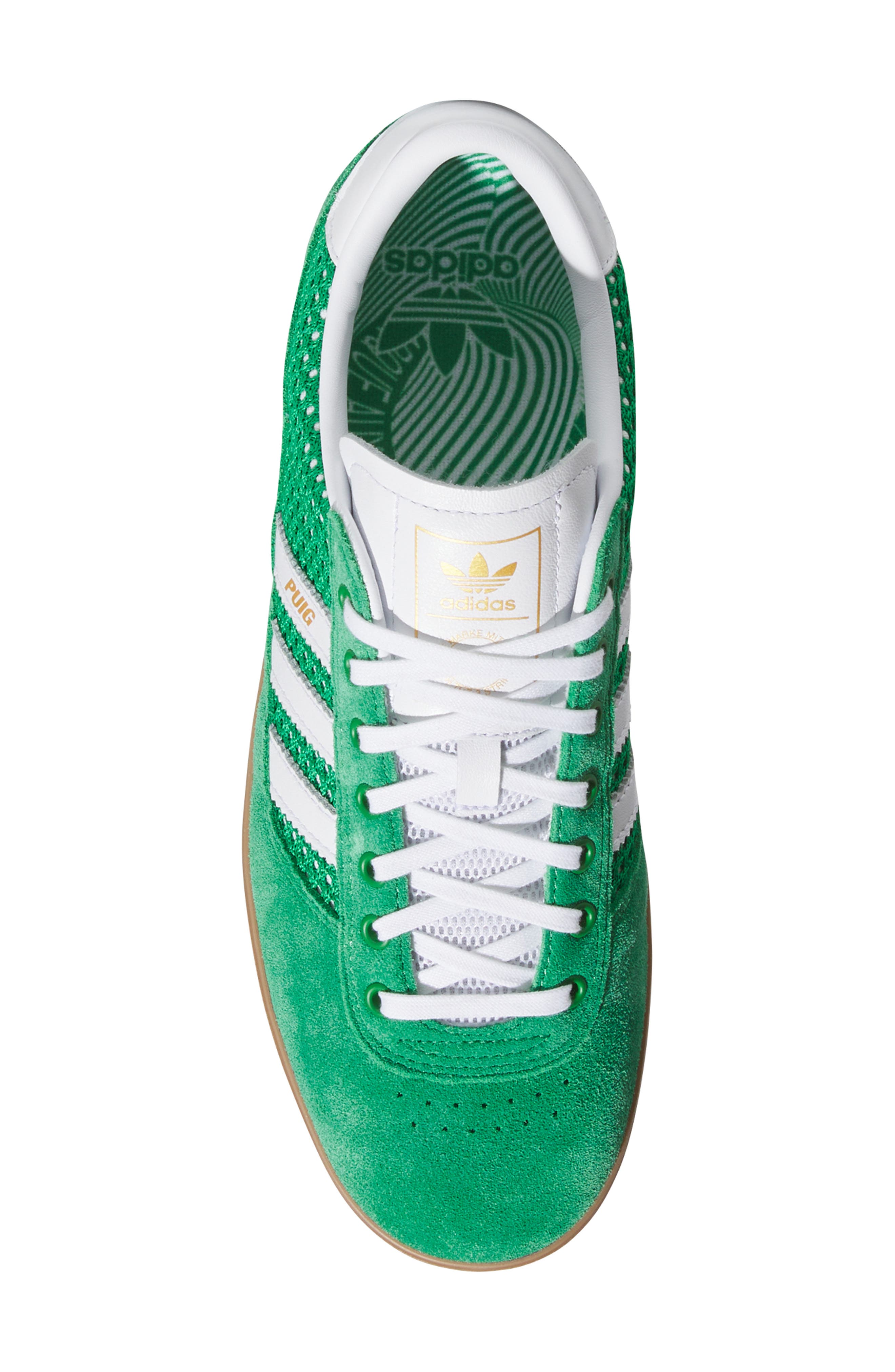 adidas Puig Indoor Sneaker, Alternate, color, Green/ White/ Gum