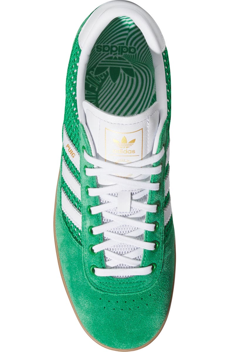 adidas Puig Indoor Sneaker, Alternate, color, Green/ White/ Gum