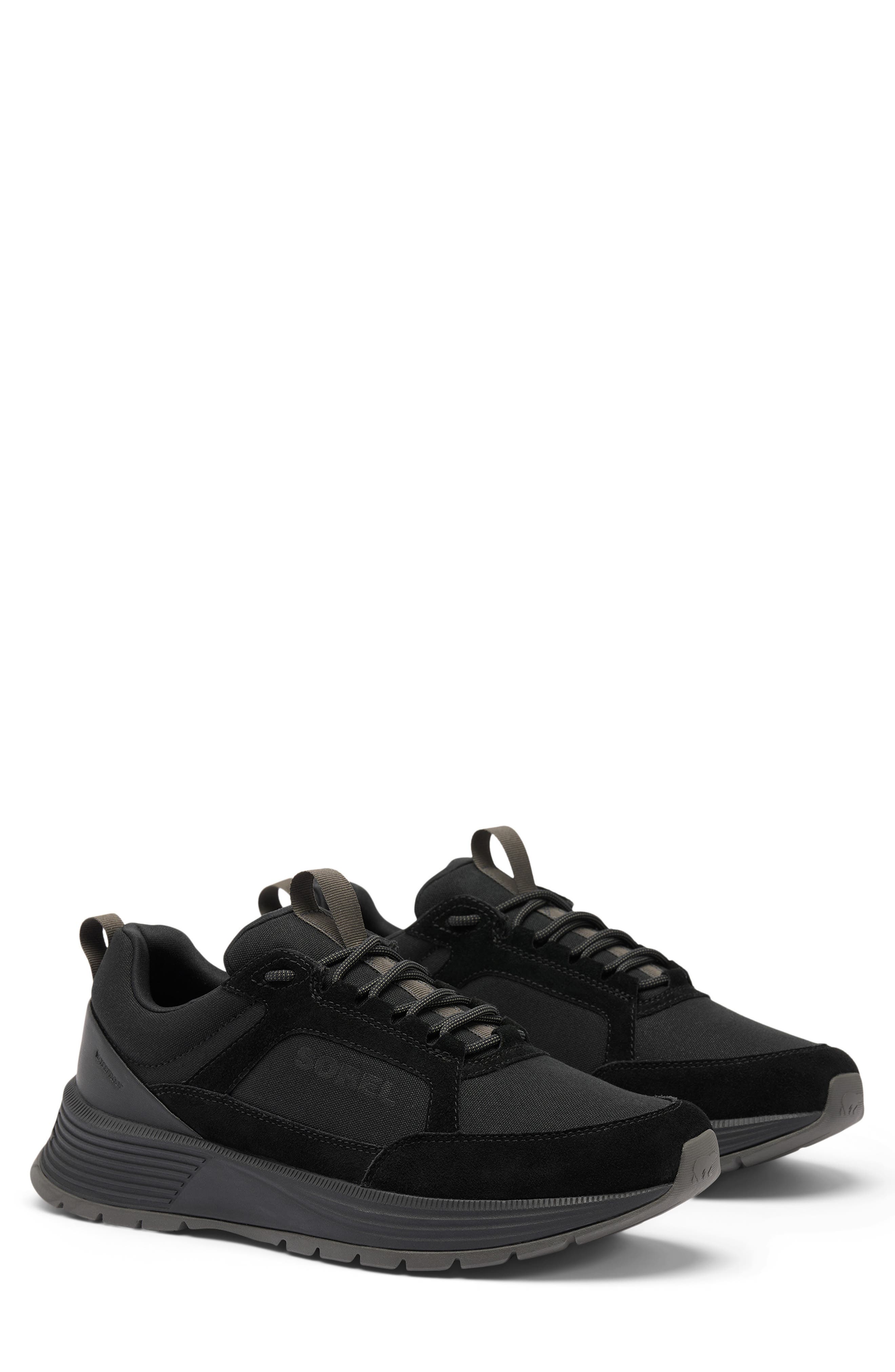 Outing SE Waterproof Sneaker, Main, color, BLACK/ BLACK