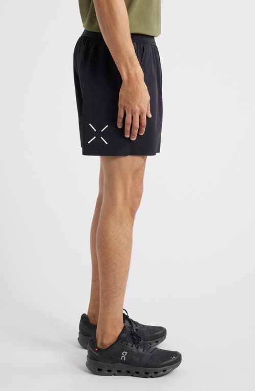Ten Thousand Interval Lined 5-inch Training Shorts In Black