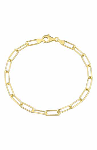 DELMAR Men's Paperclip Chain Bracelet