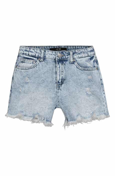 Joe's Jeans Kids' Ozzie Raw Hem Denim Shorts