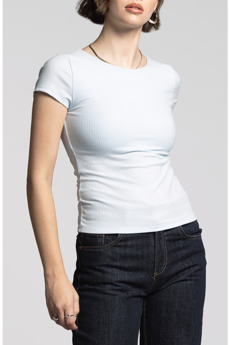Charlene Rib Top, Alternate, color, ICE WATER