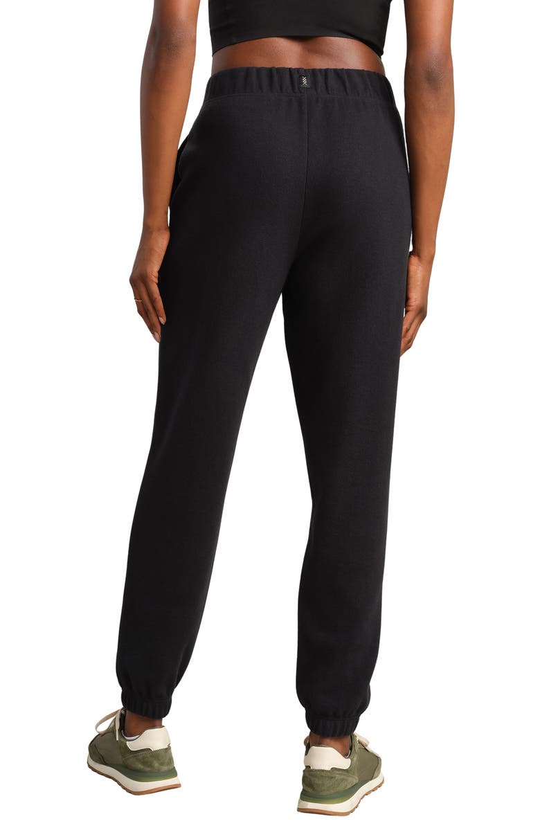 Rhone Signature Rib Joggers, Alternate, color, Pure Black