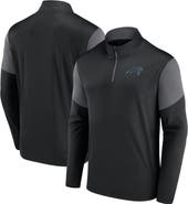 FANATICS Men's Fanatics Black Carolina Panthers Primary Quarter-Zip Pullover