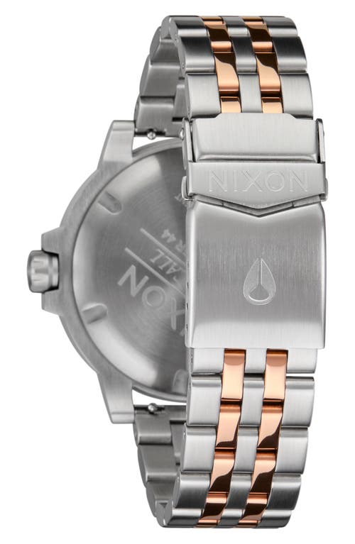 Nixon The Stinger Solar Dive Bracelet Watch, 44mm In Metallic