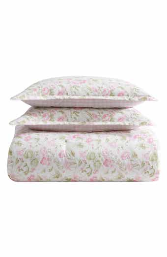 Laura Ashley Morning Gloria 3-Piece Comforter & Sham Set