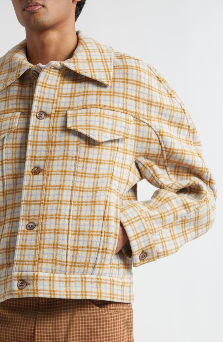 Séfr Matthieu Jacket, Alternate, color, Felted Dune Check