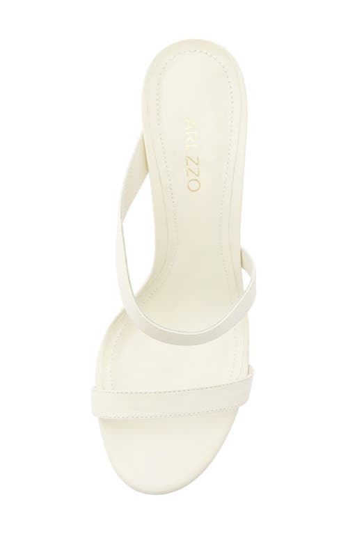 Arezzo Brooke High Stiletto Sandal In White