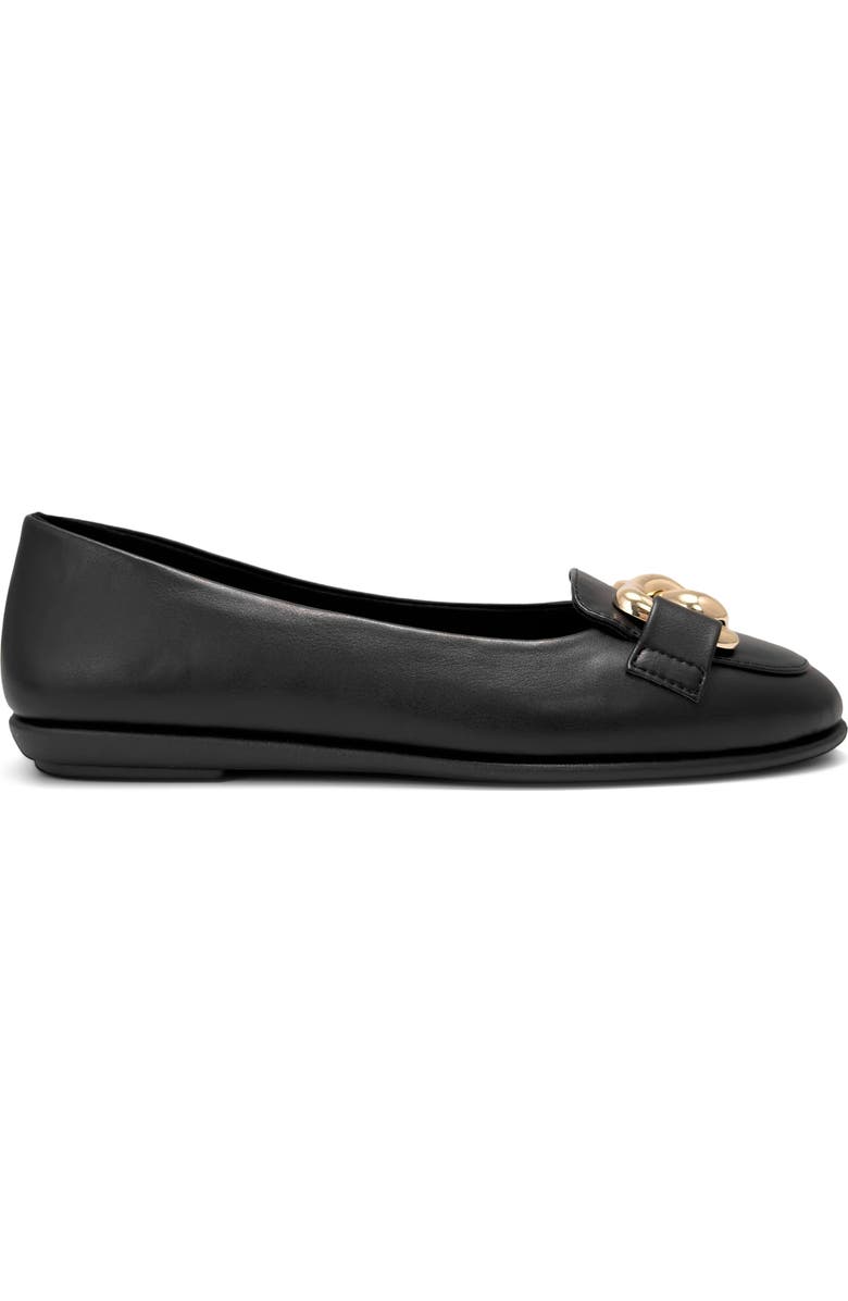 Aerosoles Bell Ballet Flat - Wide Width Available, Alternate, color, Black/ Gold
