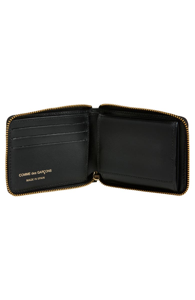 Comme des Garçons Leather Wallet, Alternate, color,