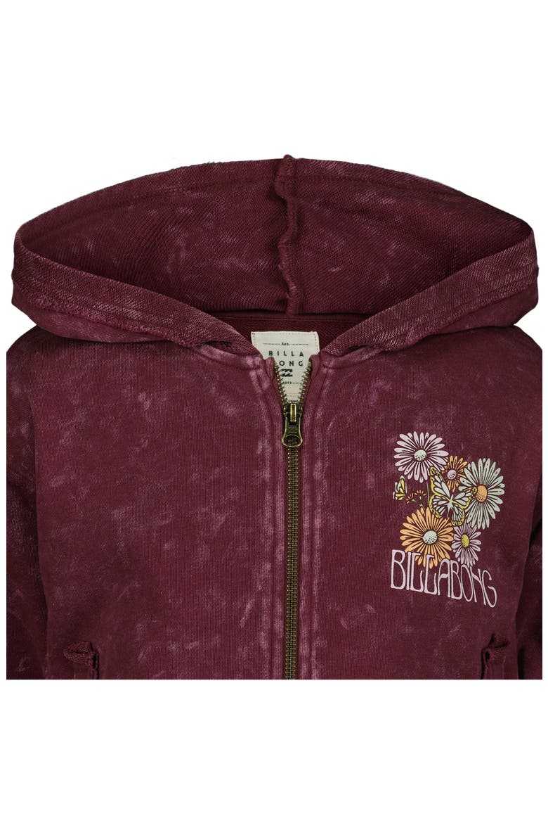 Kids' Wildflower Full Zip Hoodie, Alternate, color, CRUSHED VIOLETS