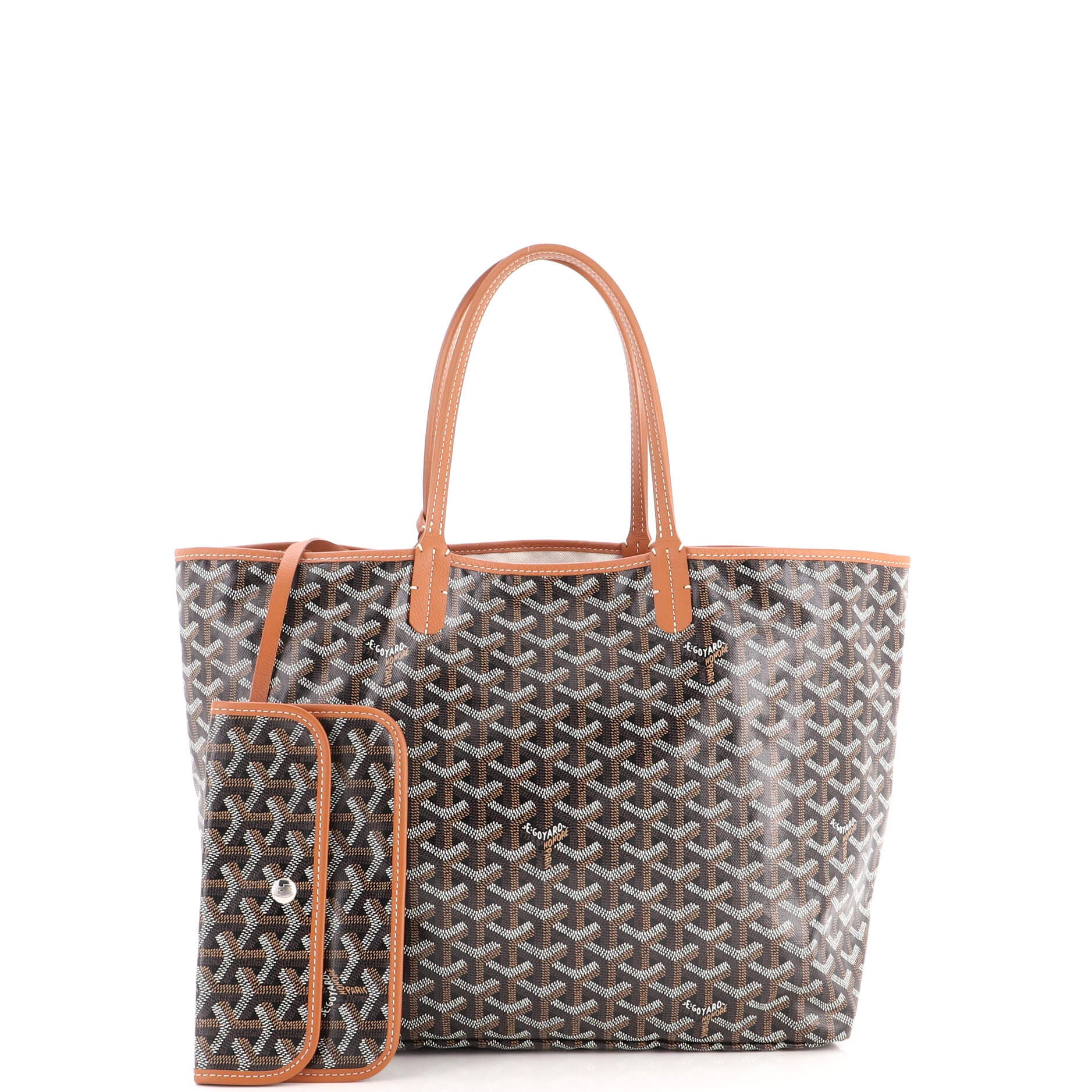 Saint Louis Tote Coated Canvas PM, Alternate, color, Brown