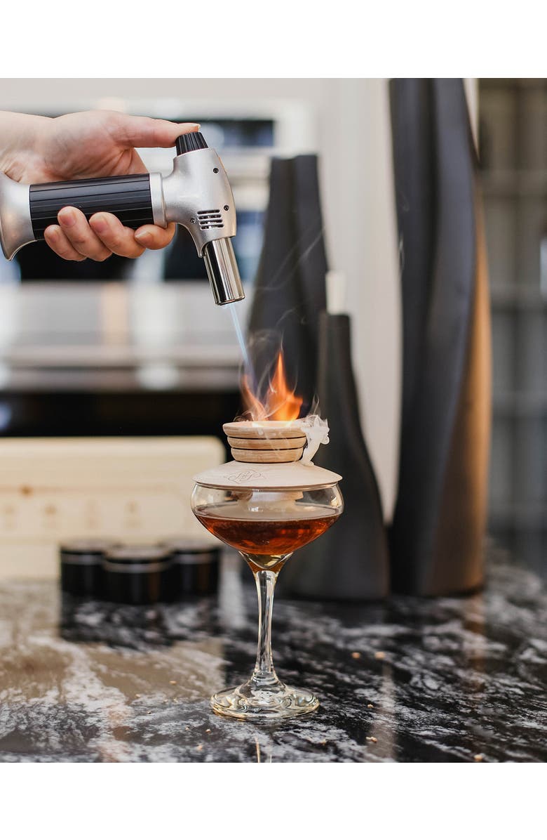 Spirits with Smoke Smoked Craft Cocktail Set for Bourbon, Old Fashioned, Alternate, color, Brown