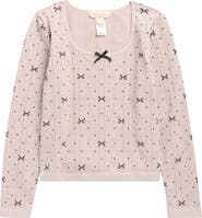 Walking on Sunshine Kids' Rib Bow T-Shirt