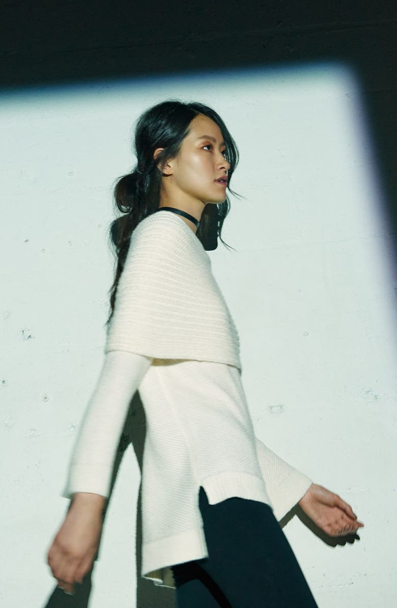 Sun & Shadow Cowl Off the Shoulder Sweater, Alternate, color,