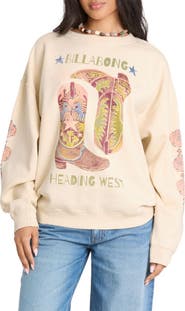 Billabong Ride In Graphic Sweatshirt