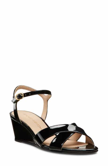 Stuart Weitzman Dayna Ankle Strap Wedge Sandal