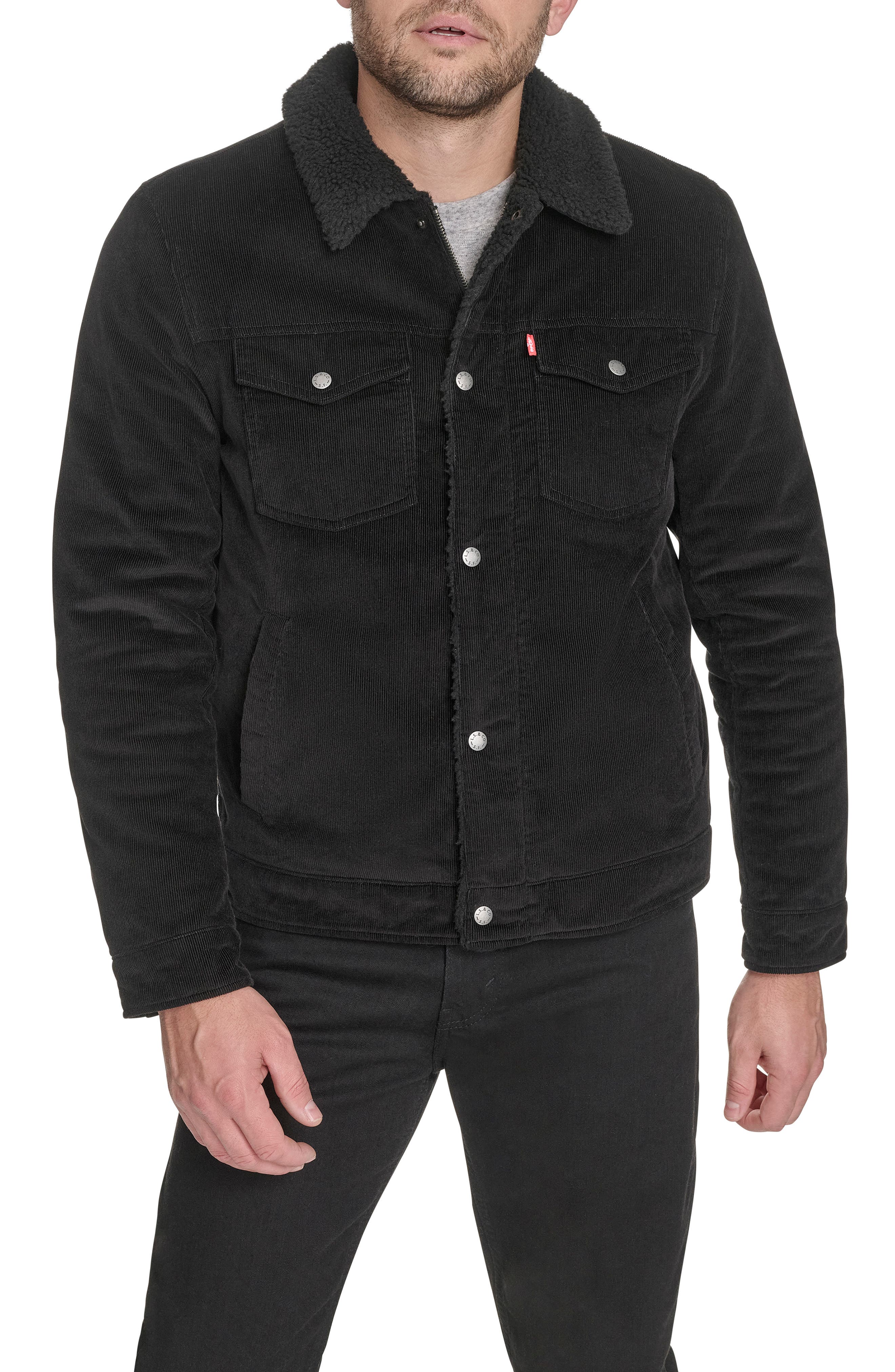 Levi's Corduroy & Faux Shearling Depot Jacket
