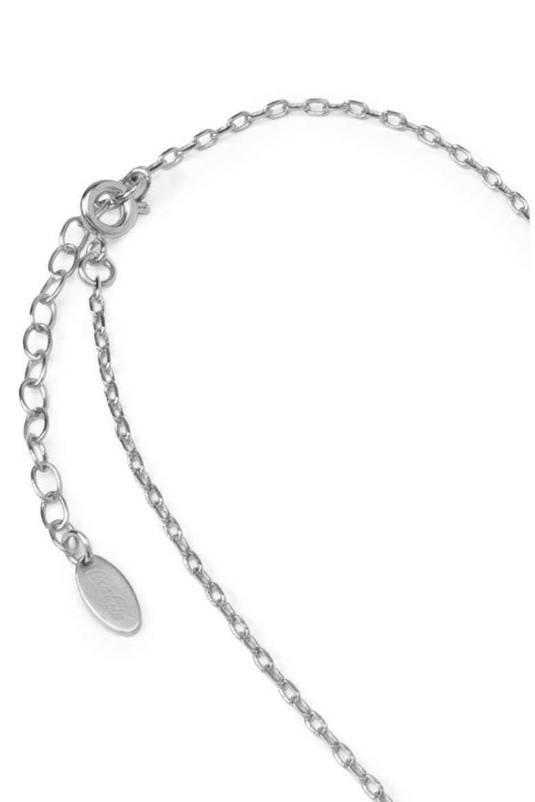 Men's Coca Cola Cap Pendant Necklace, Alternate, color, RED