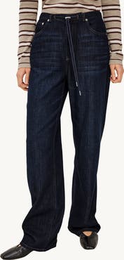 Rails Normandie Wide Leg Drawcord Waistband Jeans