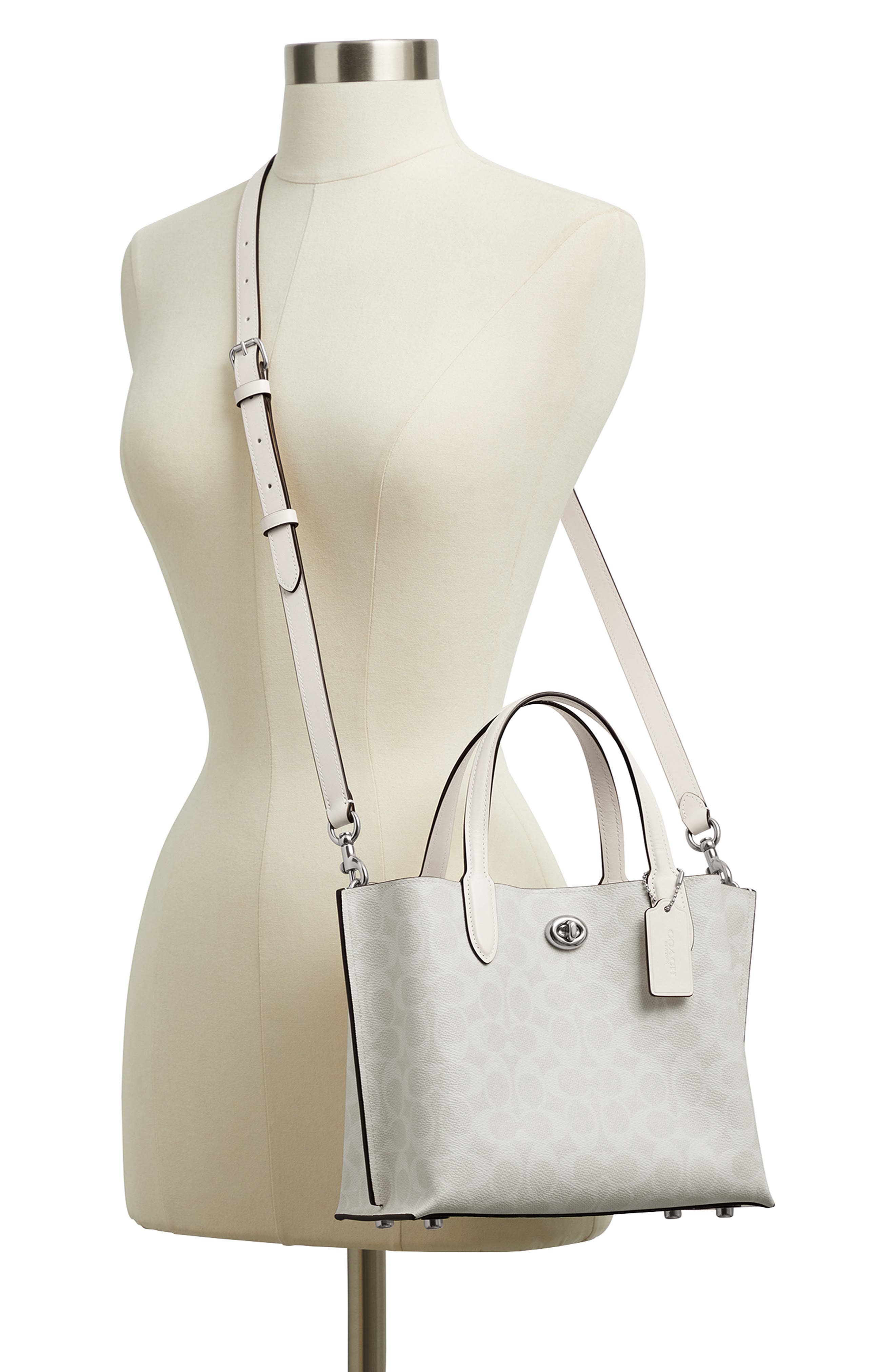 COACH Willow Signature Coated Canvas Crossbody Bag, Alternate, color, 