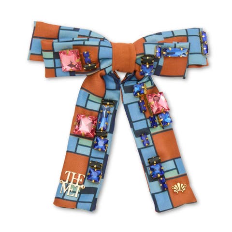 The Met X Lele Antoinette Mondrian Bow Barrette