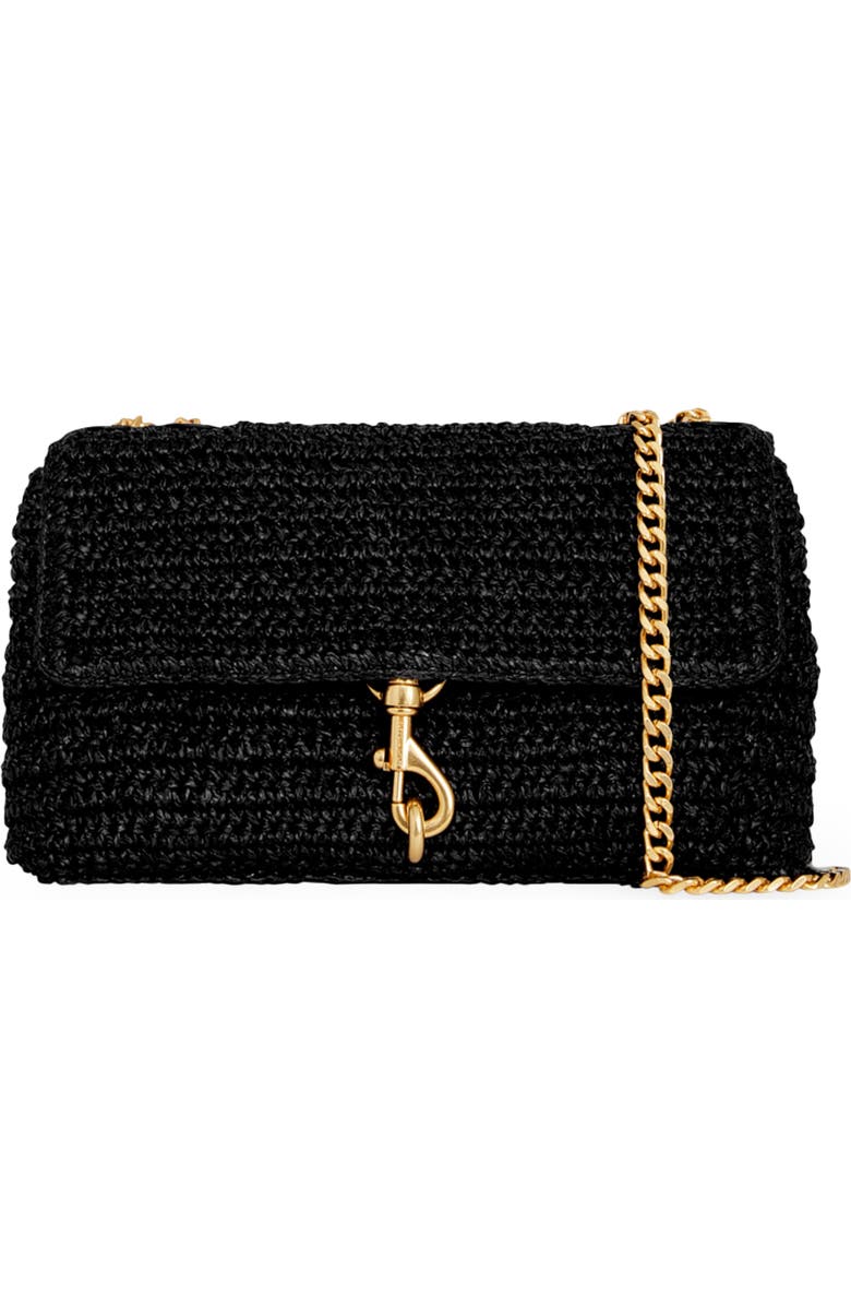 Rebecca Minkoff Medium Edie Straw Convertible Crossbody Bag, Main, color,