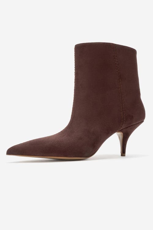 Prologue Shoes Brivelle Pointed Toe Boot In Brown