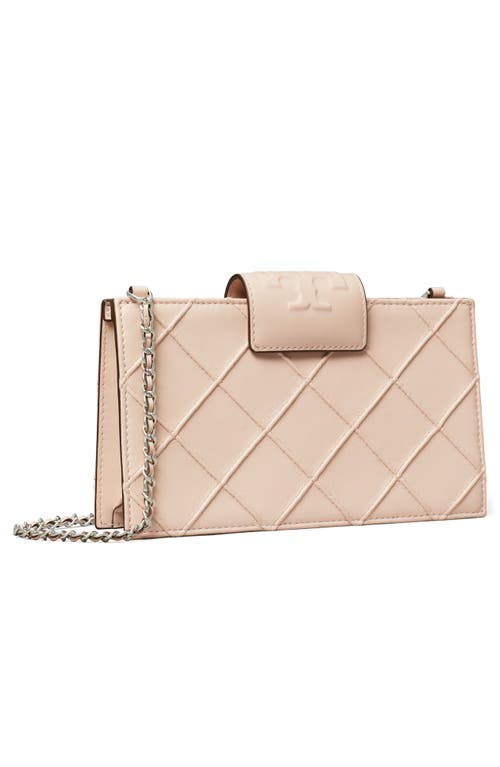 Tory Burch Mini Fleming Soft Quilted Leather Wallet On A Chain